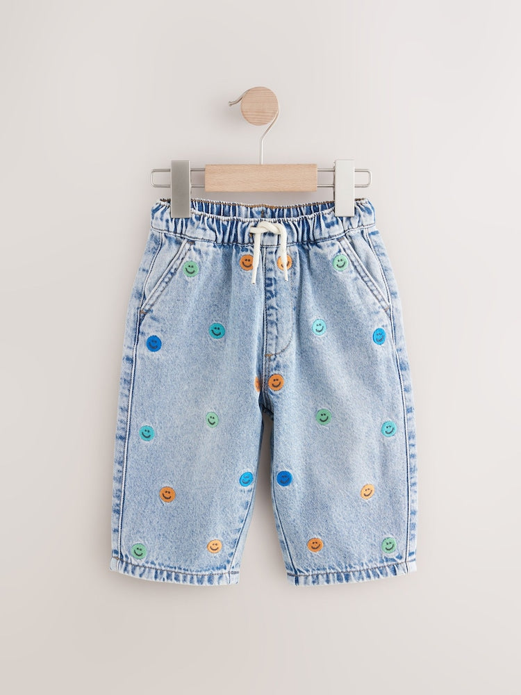 Blue All Over Embroidered