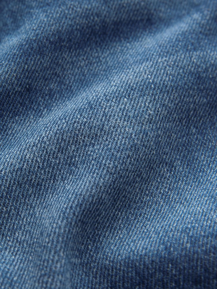 Dark Blue Pull On Loose Denim Shorts (3mths-7yrs)
