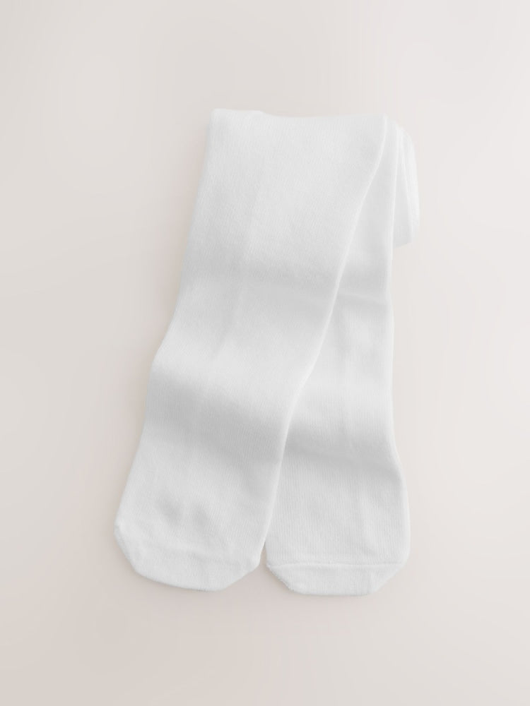 White Single Tights - Size 50cm (First Size)