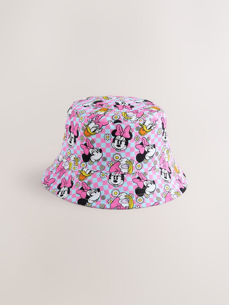 Multi Minnie Mouse 100% Cotton Bucket Hat (3mths-13yrs)