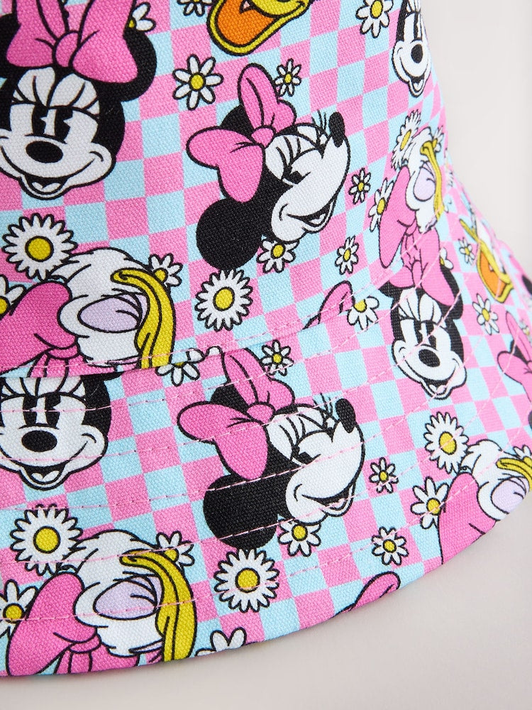 Multi Minnie Mouse 100% Cotton Bucket Hat (3mths-13yrs)
