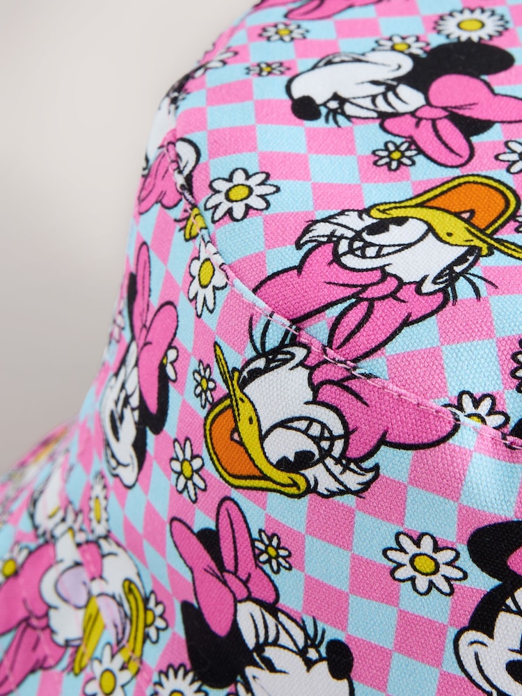 Multi Minnie Mouse 100% Cotton Bucket Hat (3mths-13yrs)