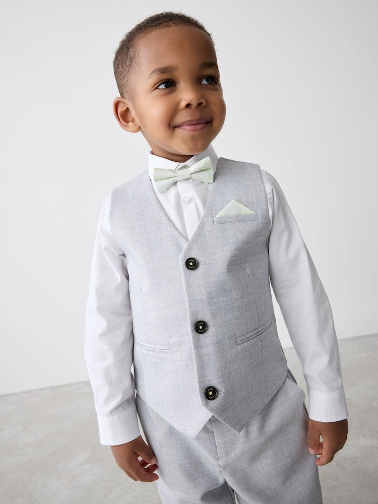 Baker by Ted Baker Waistcoat Shirt And Trousers Set