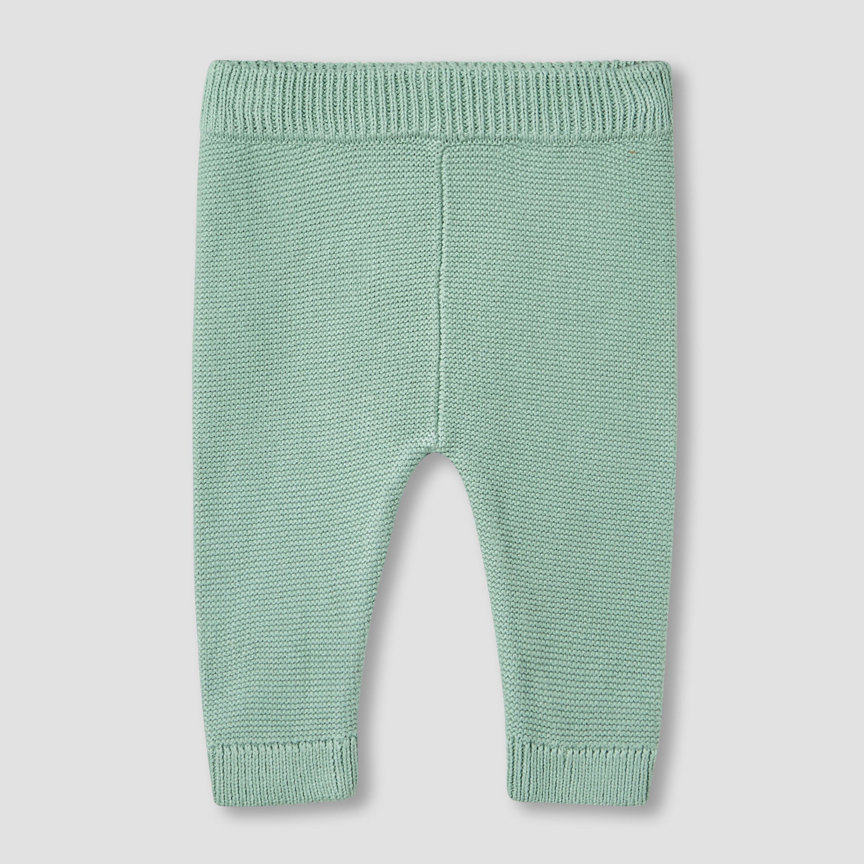 Juniors Cotton Crew Neck Long Sleeves Pyjama Set with Knit Texture