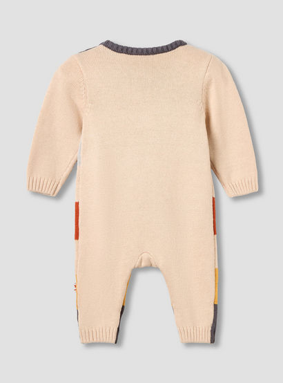 Juniors Cotton Round Neck Long Sleeves Sleepsuit with Animal Applique-baby-boys-clothing-nightwear-sleepsuits-image-2