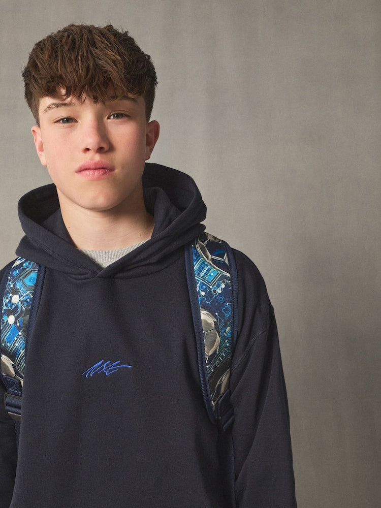 Blue Football Backpack - Size One