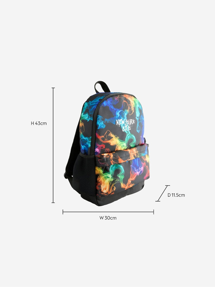 Bright Marble Print Backpack