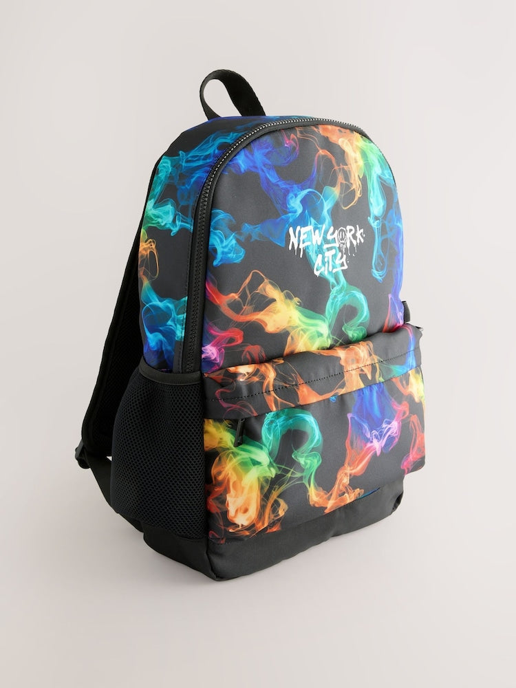 Bright Marble Print Backpack