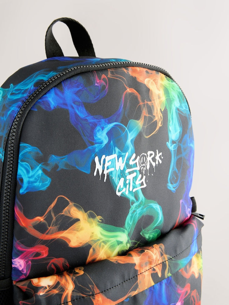 Bright Marble Print Backpack