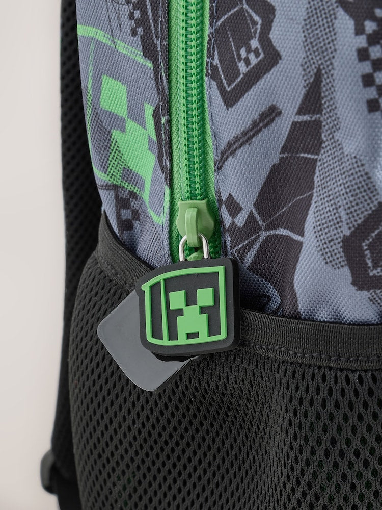 Creeper Print Minecraft Backpack - Size One