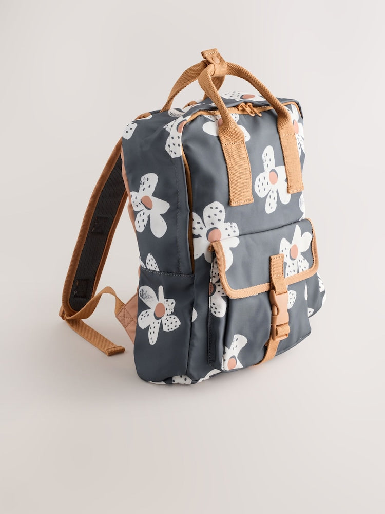 Stampy Flower Backpack - Size One
