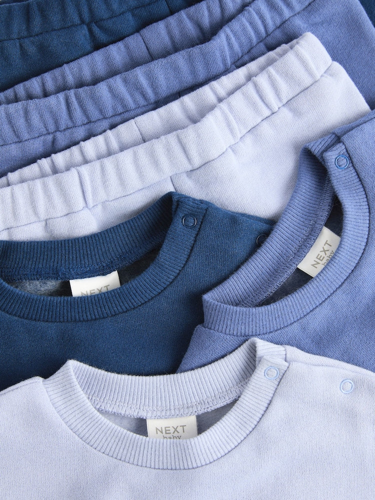 Blue Baby Sweatshirt and Joggers Set 6 Piece (0mths-3yrs)