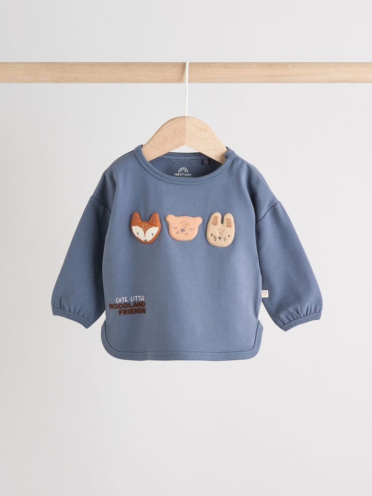 Blue Woodland Baby Top and Leggings Set 2 Piece (0mths-2yrs)