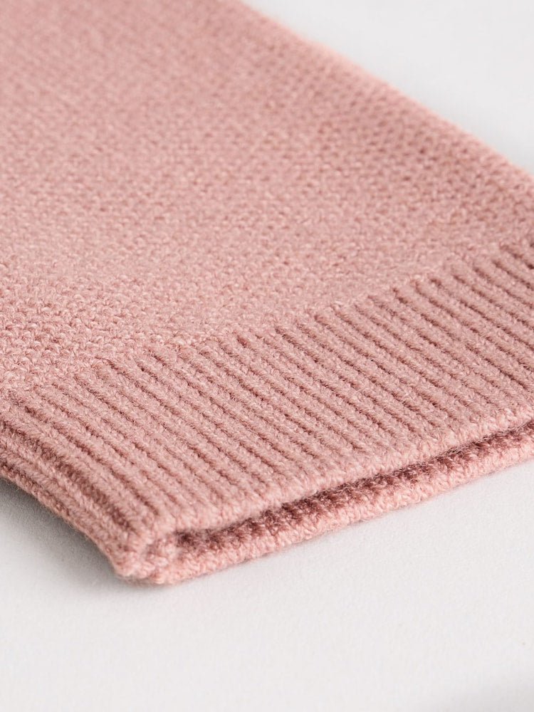 Pink Baby Knitted Wrap Jumper and Leggings 2 Piece Set (0mths-2yrs)