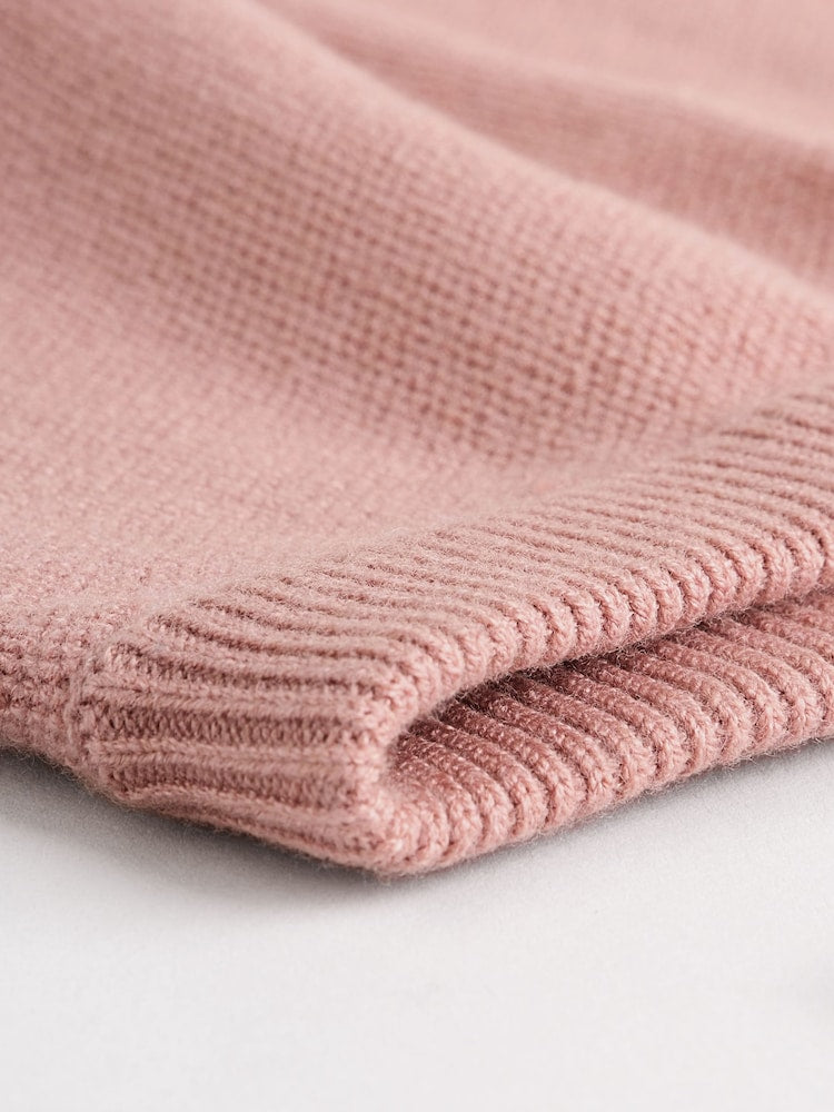 Pink Baby Knitted Wrap Jumper and Leggings 2 Piece Set (0mths-2yrs)