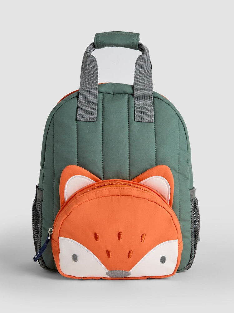 JoJo Maman Bébé Khaki Fox Character Backpack