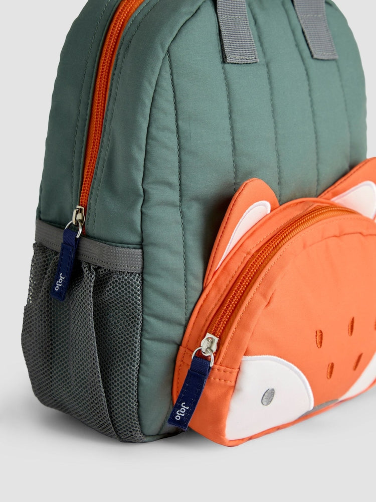JoJo Maman Bébé Khaki Fox Character Backpack