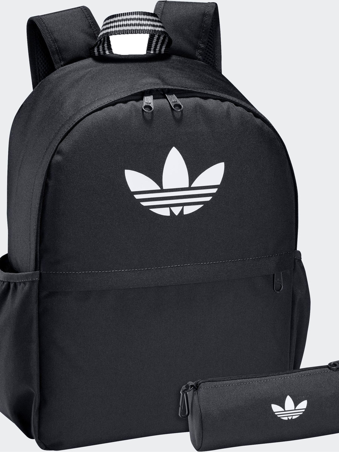 adidas Originals Black Backpack With Pencil Case - Size One