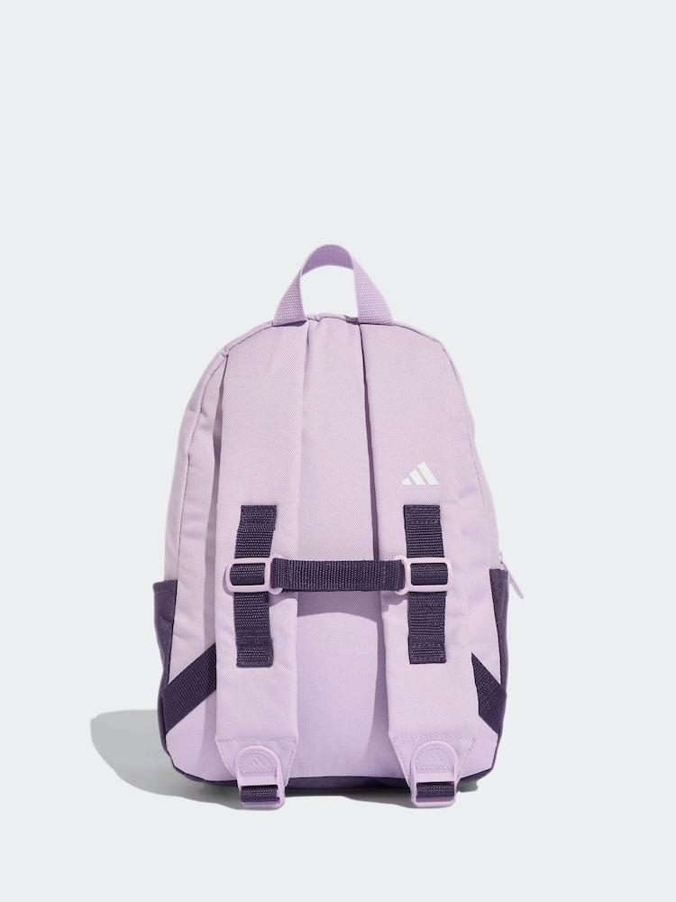 adidas Purple 3 Bar Kids Backpack - Size One
