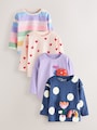 Rainbow Long Sleeve Tops 4 Pack (3mths-7yrs) - Size 3-6 Months (62-68cm)