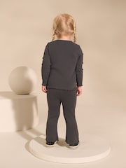 Animal Print Ribbed Flare Leggings 5 Pack (3mths-7yrs)