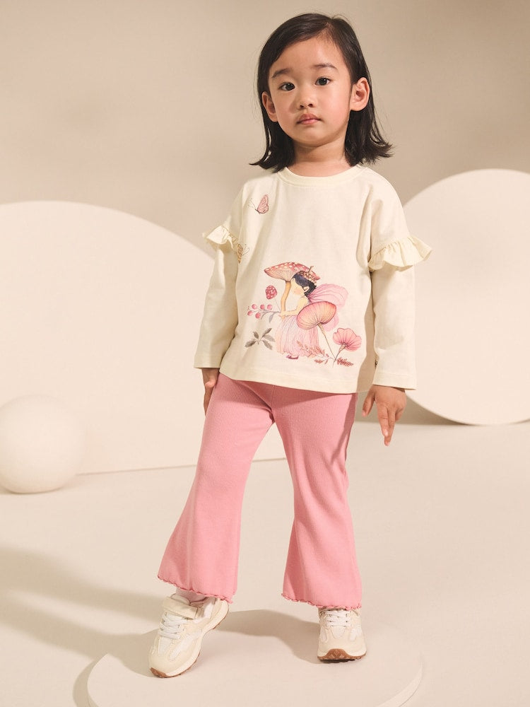 Green Fairy Long Sleeve Tops 4 Pack (3mths-7yrs)