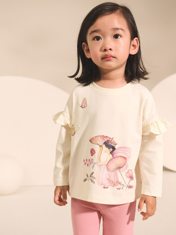 Green Fairy Long Sleeve Tops 4 Pack (3mths-7yrs)
