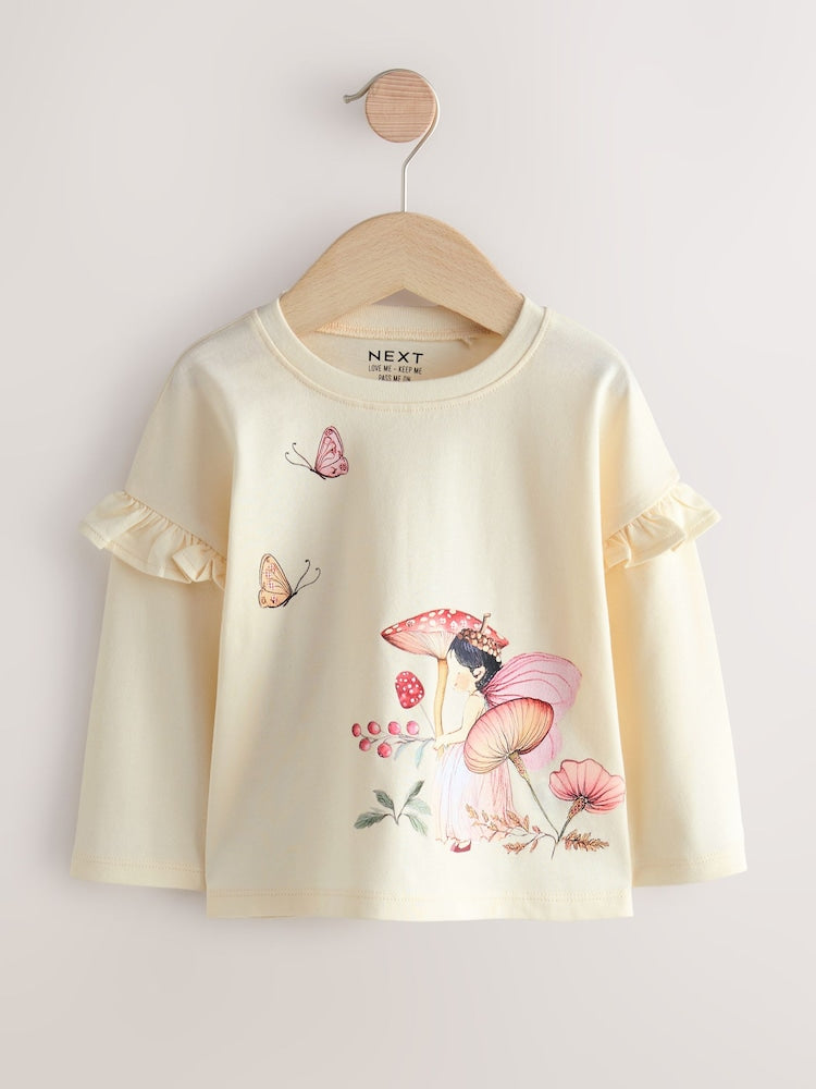 Green Fairy Long Sleeve Tops 4 Pack (3mths-7yrs)