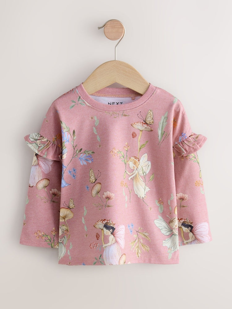 Green Fairy Long Sleeve Tops 4 Pack (3mths-7yrs)