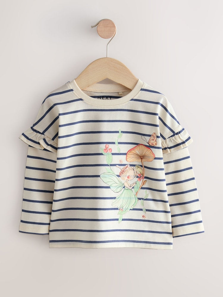 Green Fairy Long Sleeve Tops 4 Pack (3mths-7yrs)