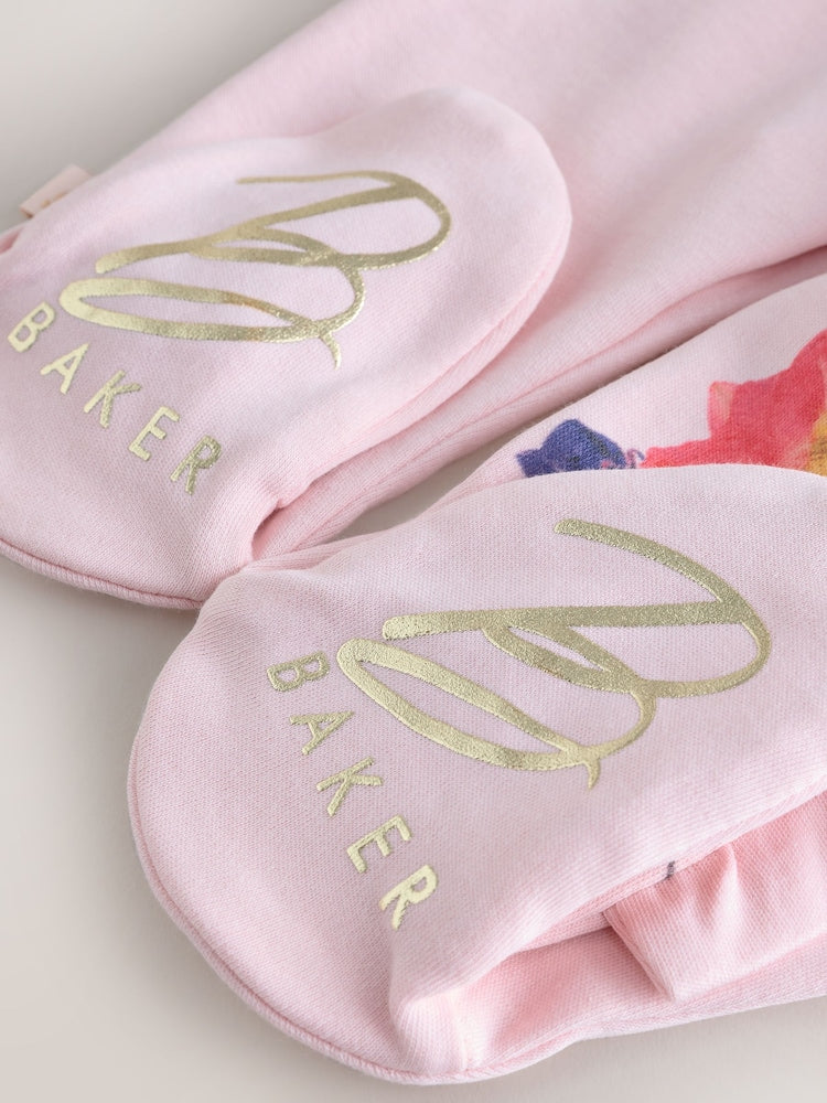 Baker by Ted Baker 2 Piece Frill Sleepsuit & Bib Set