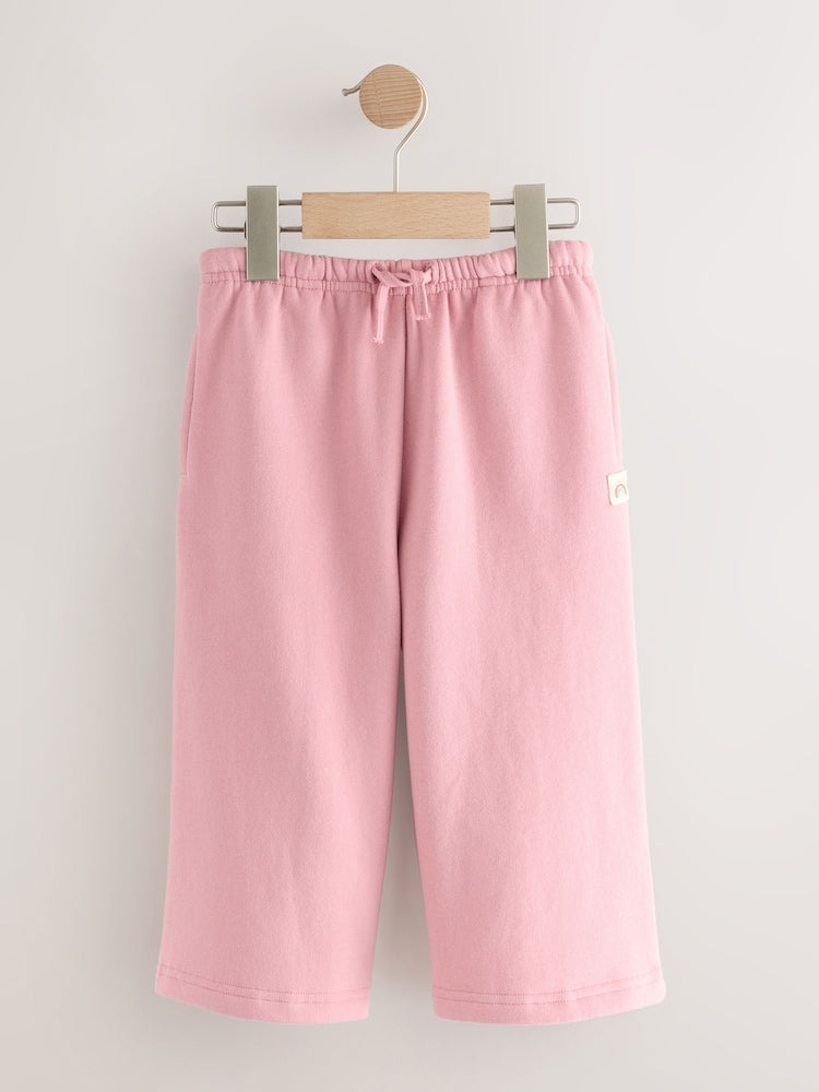 Rose Pink Wide Leg Sweat Joggers (3mths-7yrs)