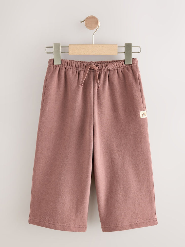 Mocha Brown Wide Leg Sweat Joggers (3mths-7yrs)