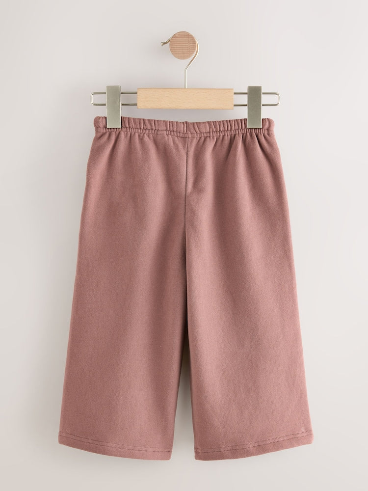 Mocha Brown Wide Leg Sweat Joggers (3mths-7yrs)