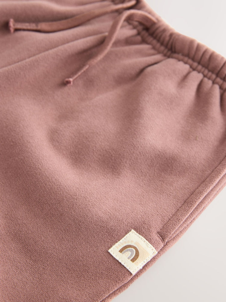 Mocha Brown Wide Leg Sweat Joggers (3mths-7yrs)