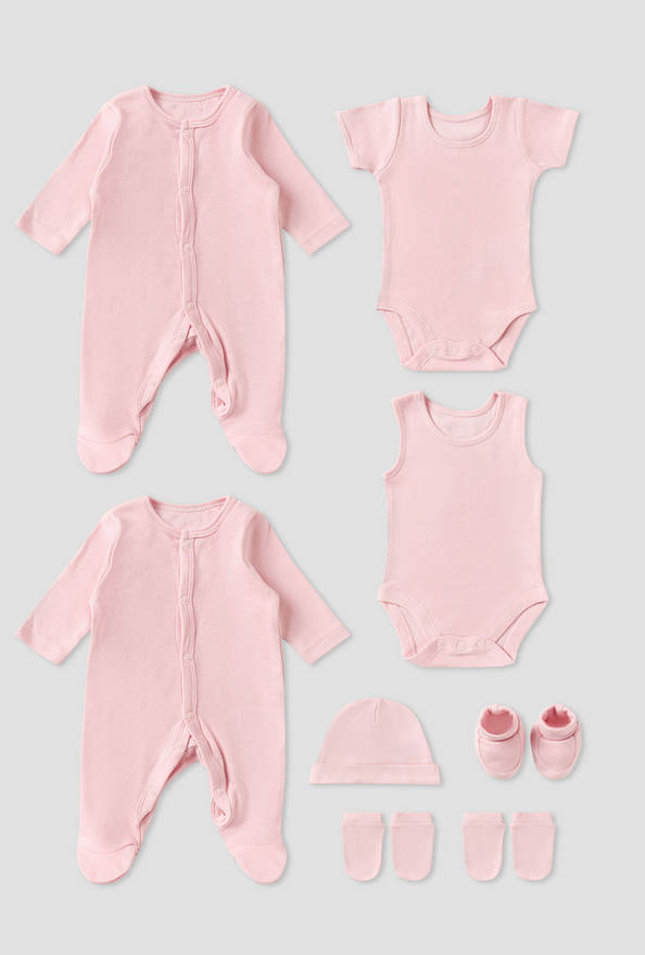 Set of 8 Juniors Clothing Gift Set with Snap Button Closure