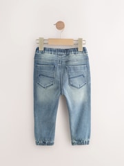 Blue Denim Regular Fit Jogger Jeans With Comfort Stretch 2 Pack (3mths-7yrs) - Size 3-6 Months (62-68cm)