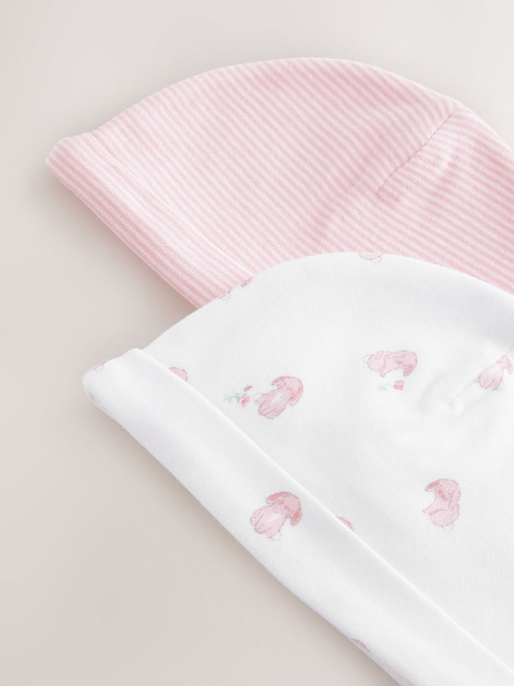 Pink 6 Piece Premature Baby Sleepsuits Set (0-0mths)