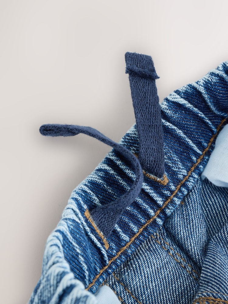 Mid Blue Dog Cargo Jeans (3mths-7yrs)