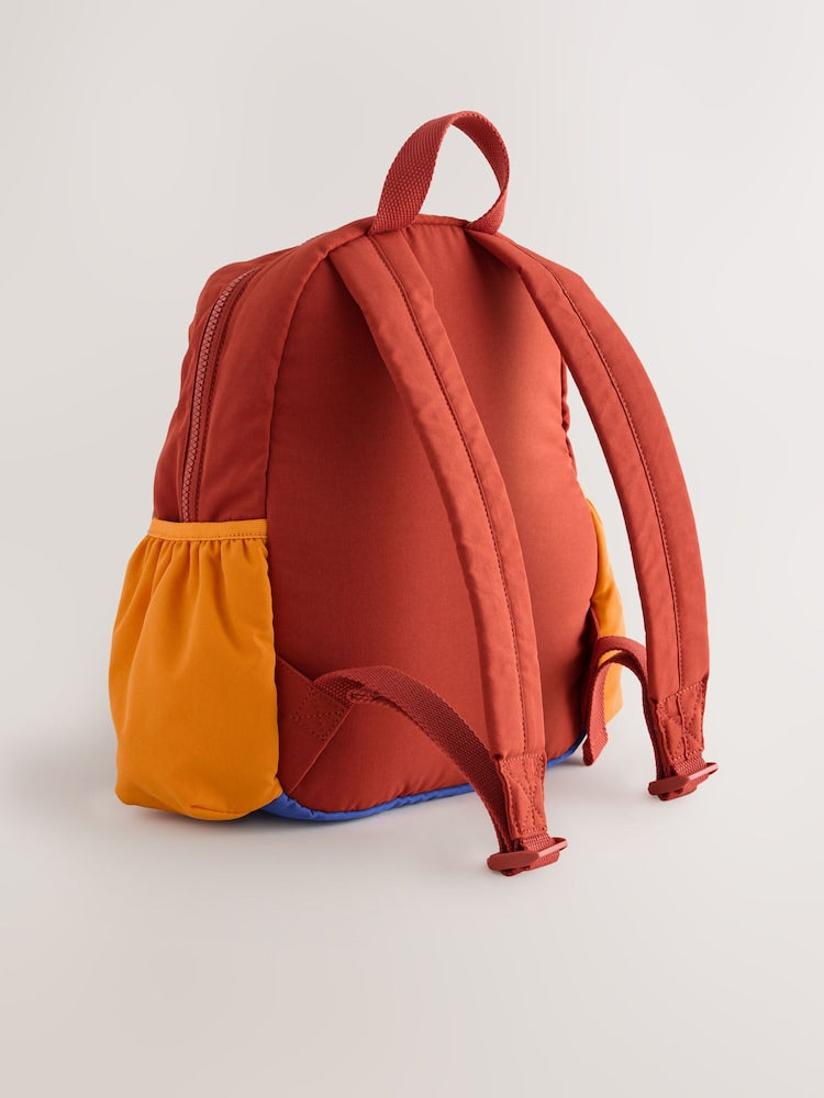 Colourblock Check Backpack