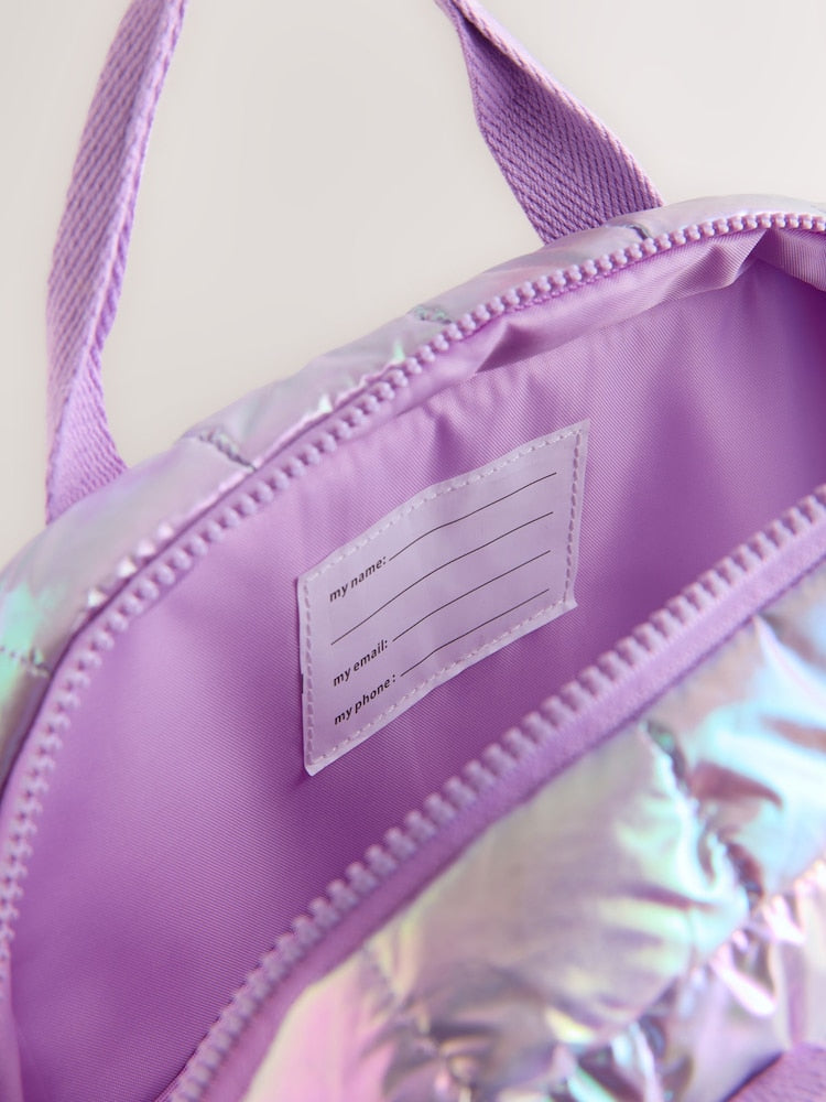 Lilac Unicorn Backpack - Size One