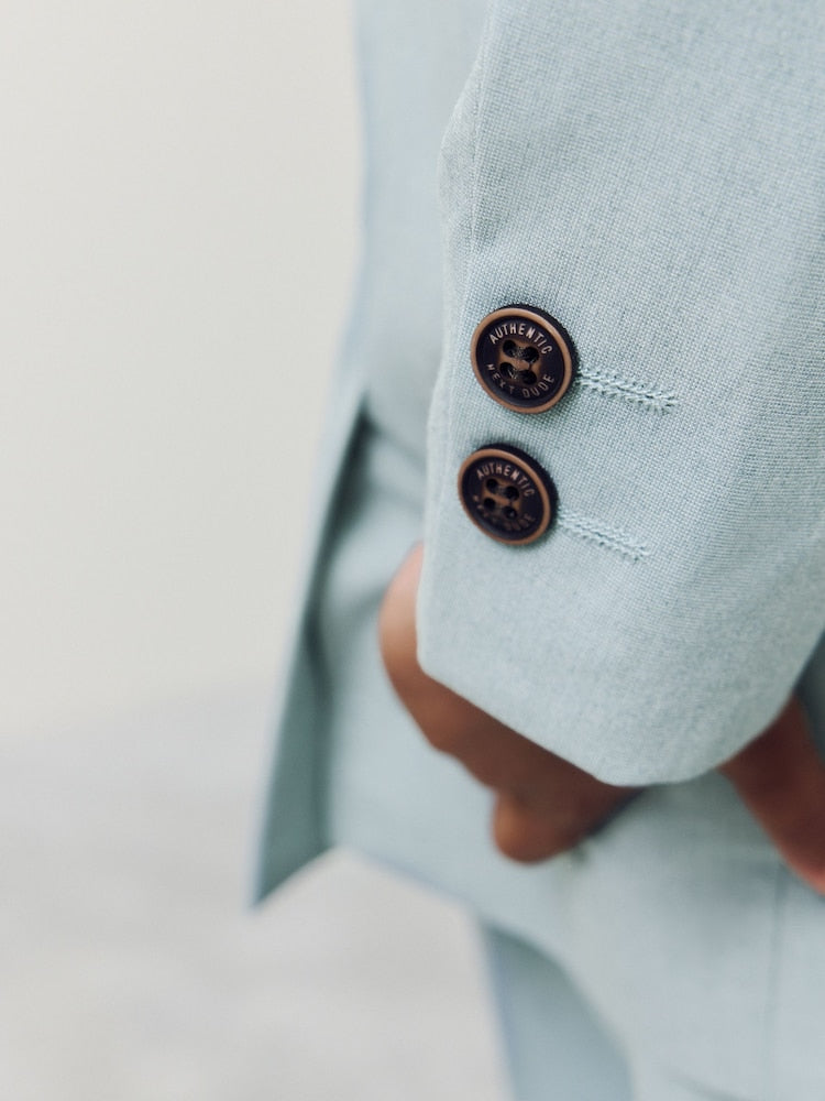 Mineral Blue Blazer (3mths-9yrs) - Size 3-6 Months (62-68cm)