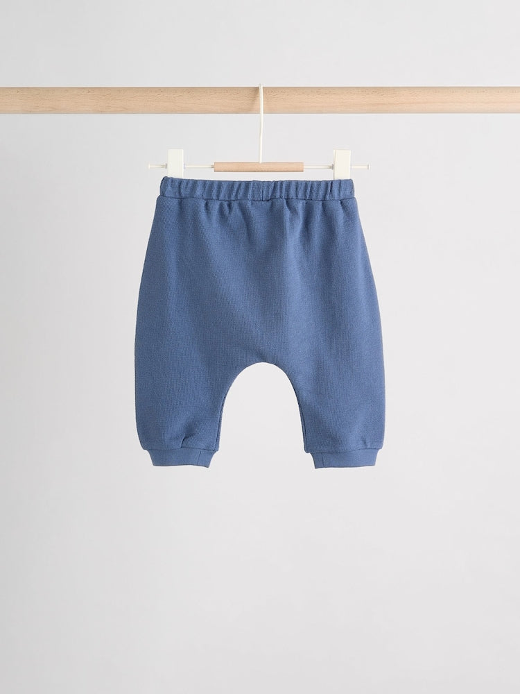 Blue/Neutral Joggers Baby 3 Pack (0mths-2yrs) - Size Up to 1 Month (56cm)