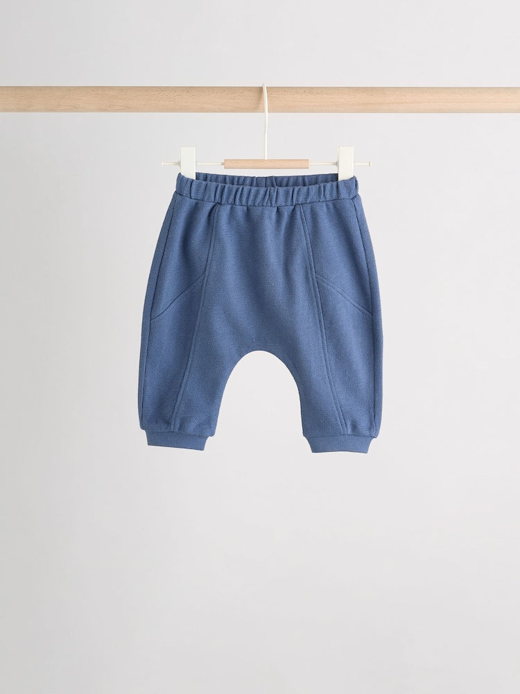 Blue/Neutral Joggers Baby 3 Pack (0mths-2yrs) - Size Up to 1 Month (56cm)