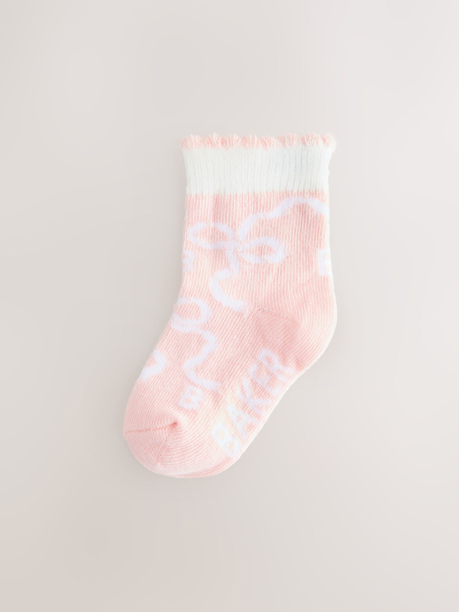 Baker by Ted Baker 5 Pack Socks - Size Newborn