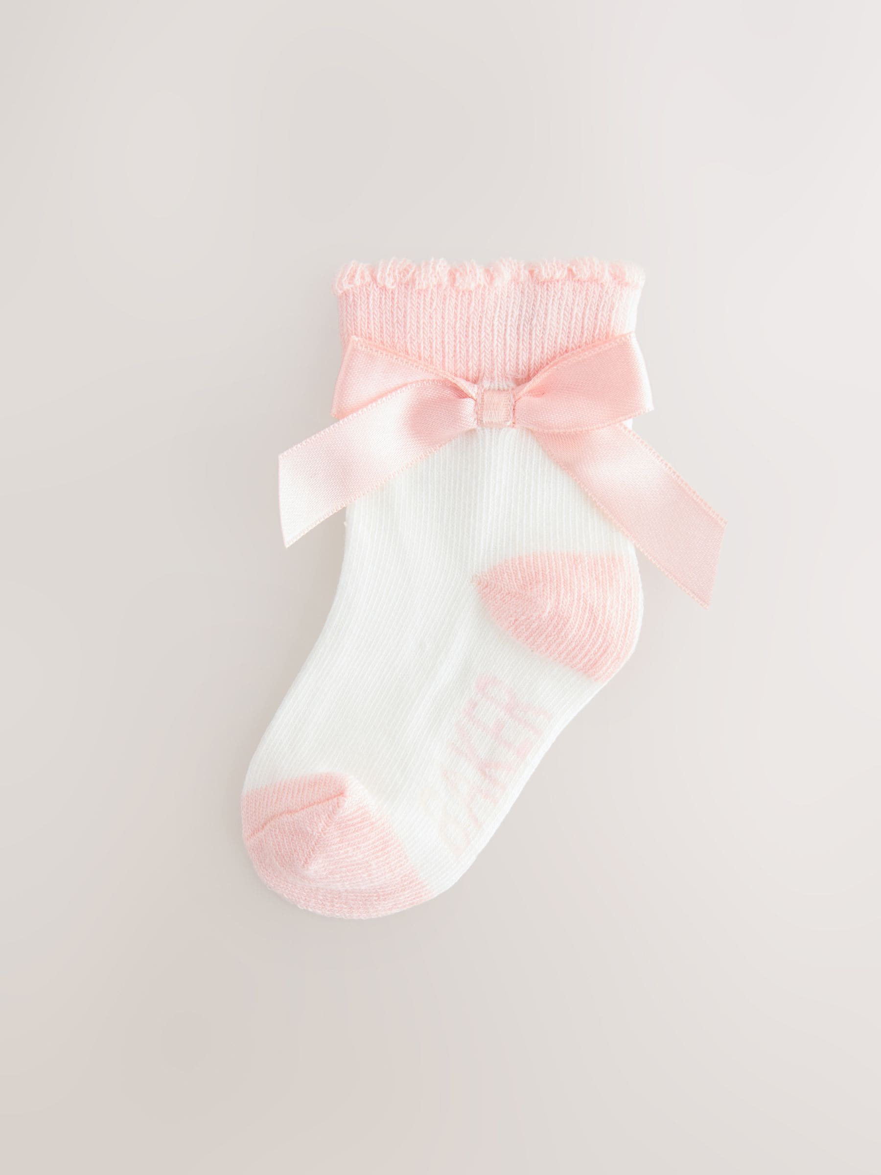 Baker by Ted Baker 5 Pack Socks - Size Newborn