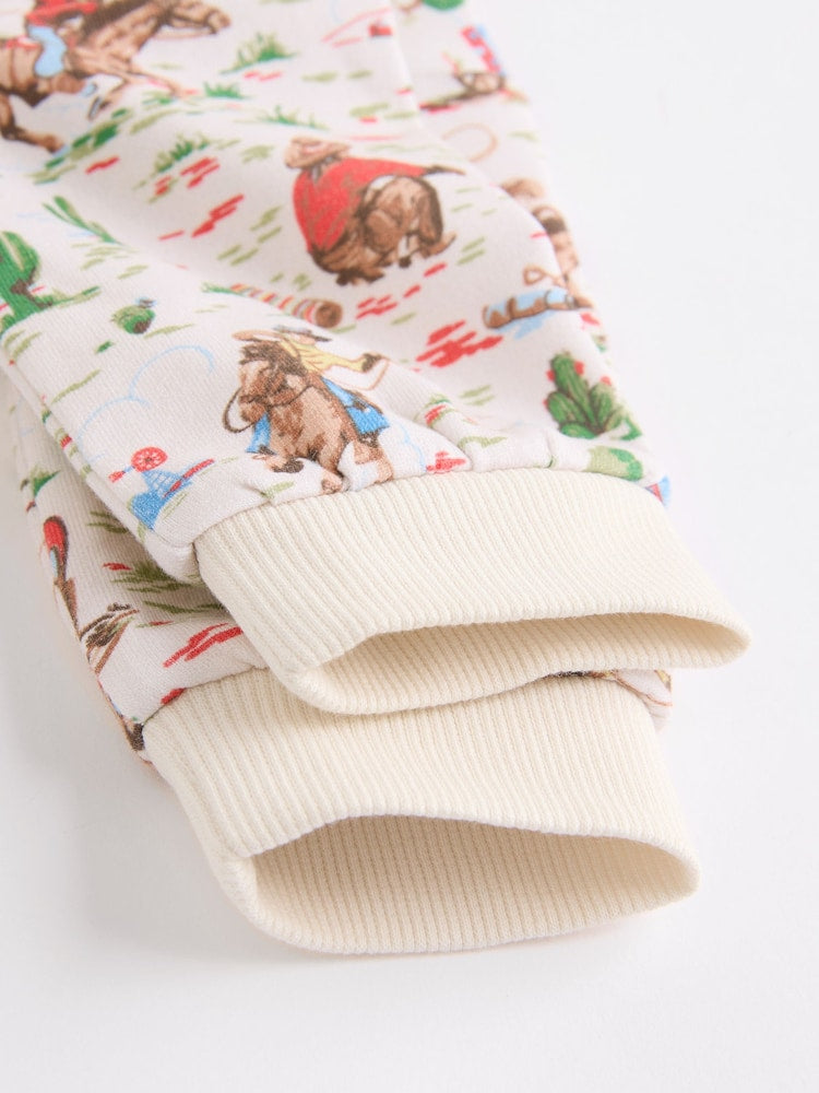 Cath Kidston Ecru Cowboy Baby Sweatshirt and Joggers Set