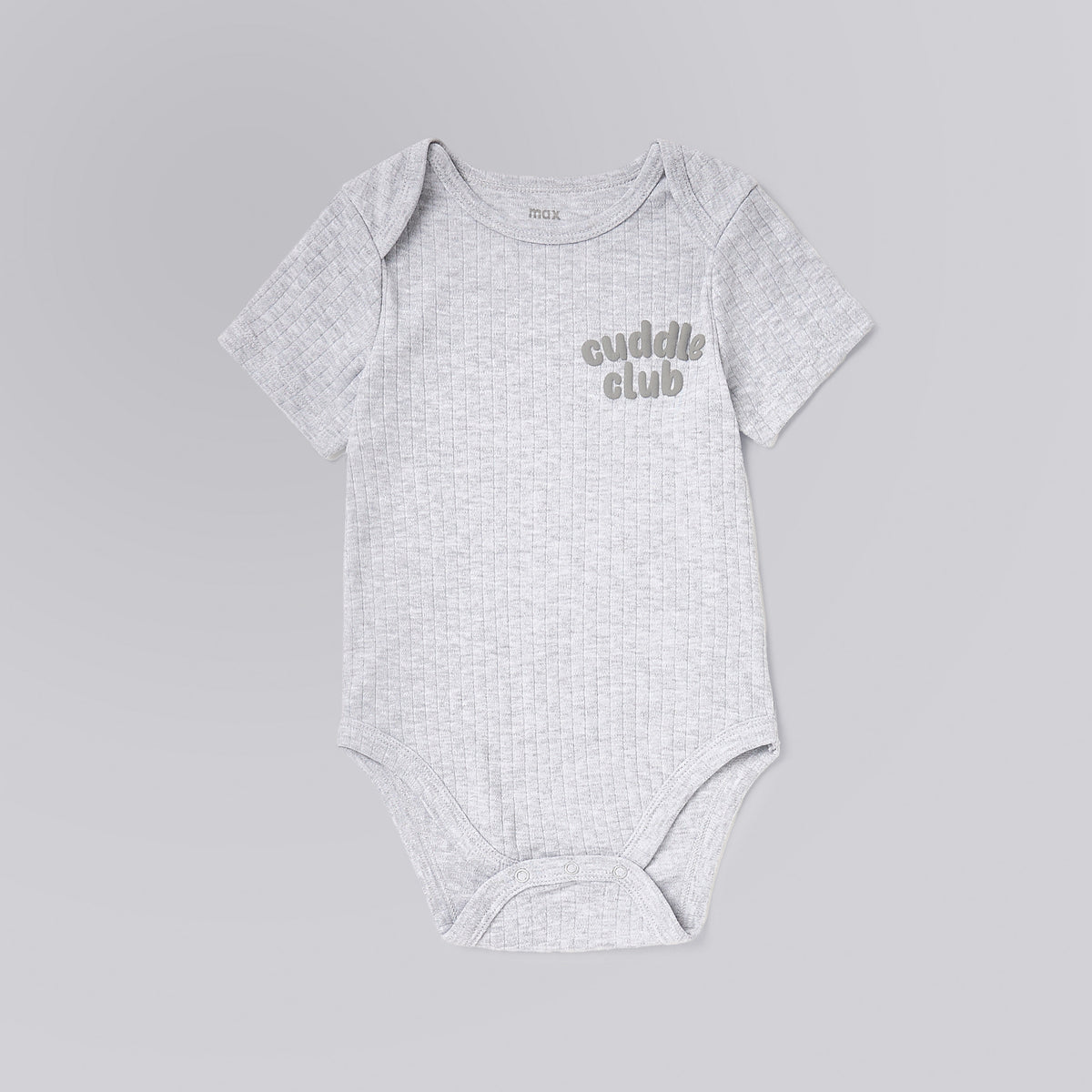 Pack of 3 - Ribbed Short Sleeves Bodysuits