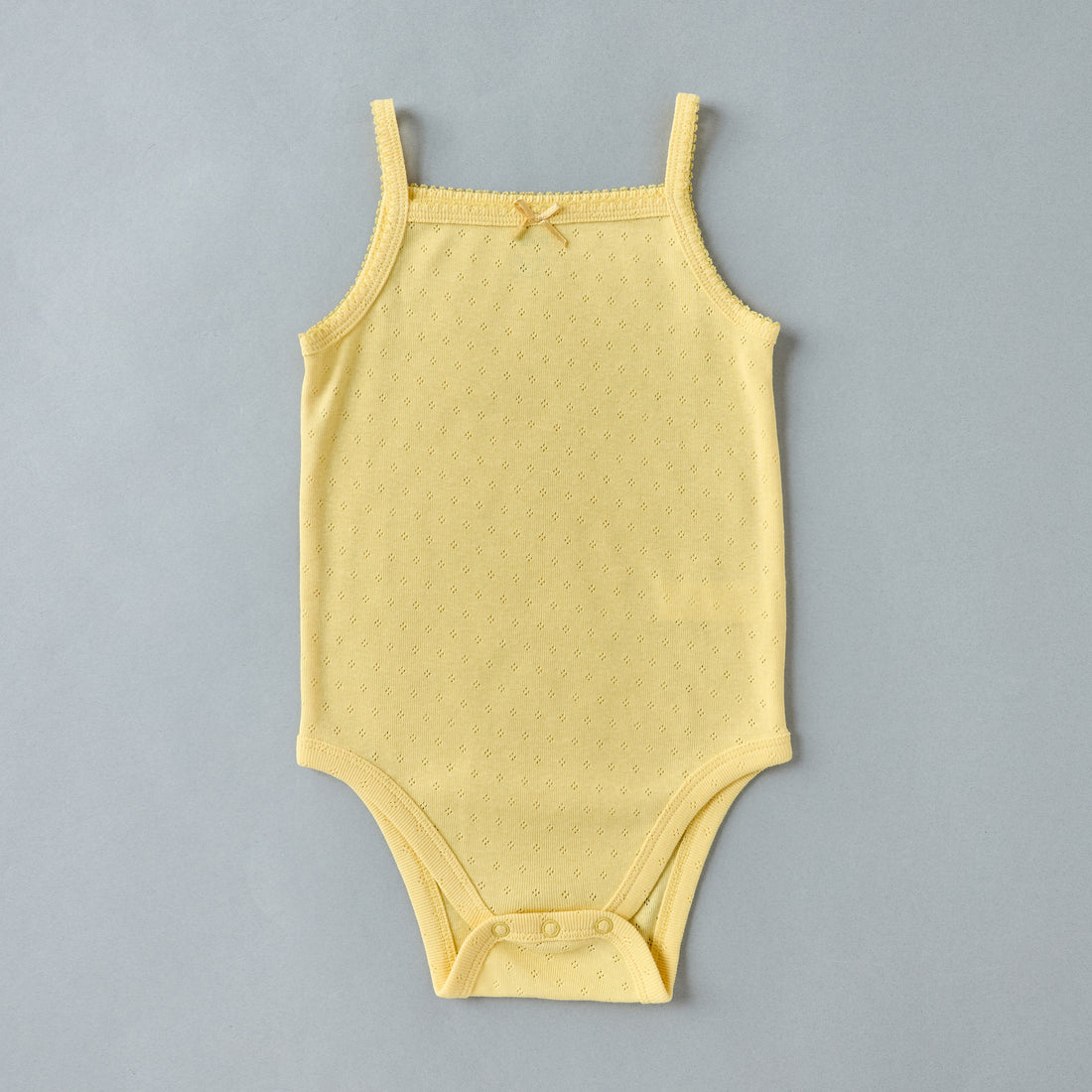 Pack of 5 - Bow Accent Pointelle Sleeveless Bodysuit