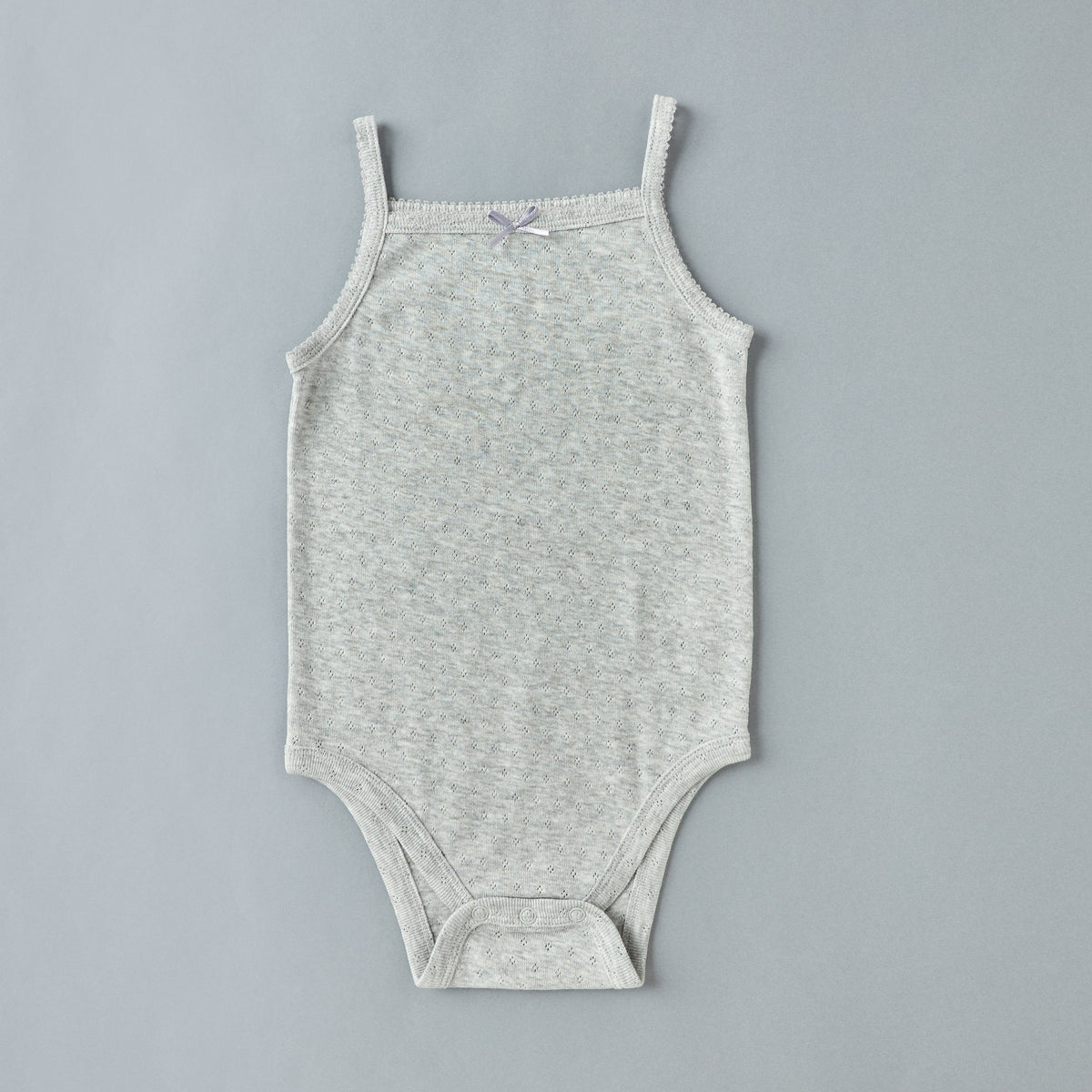 Pack of 5 - Bow Accent Pointelle Sleeveless Bodysuit
